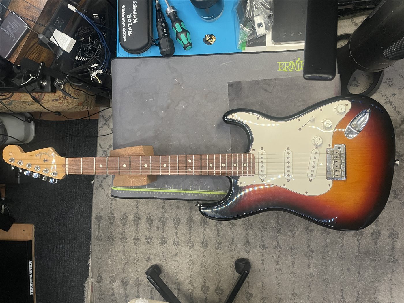 2008 USA American Standard Stratocaster before setup and polish
