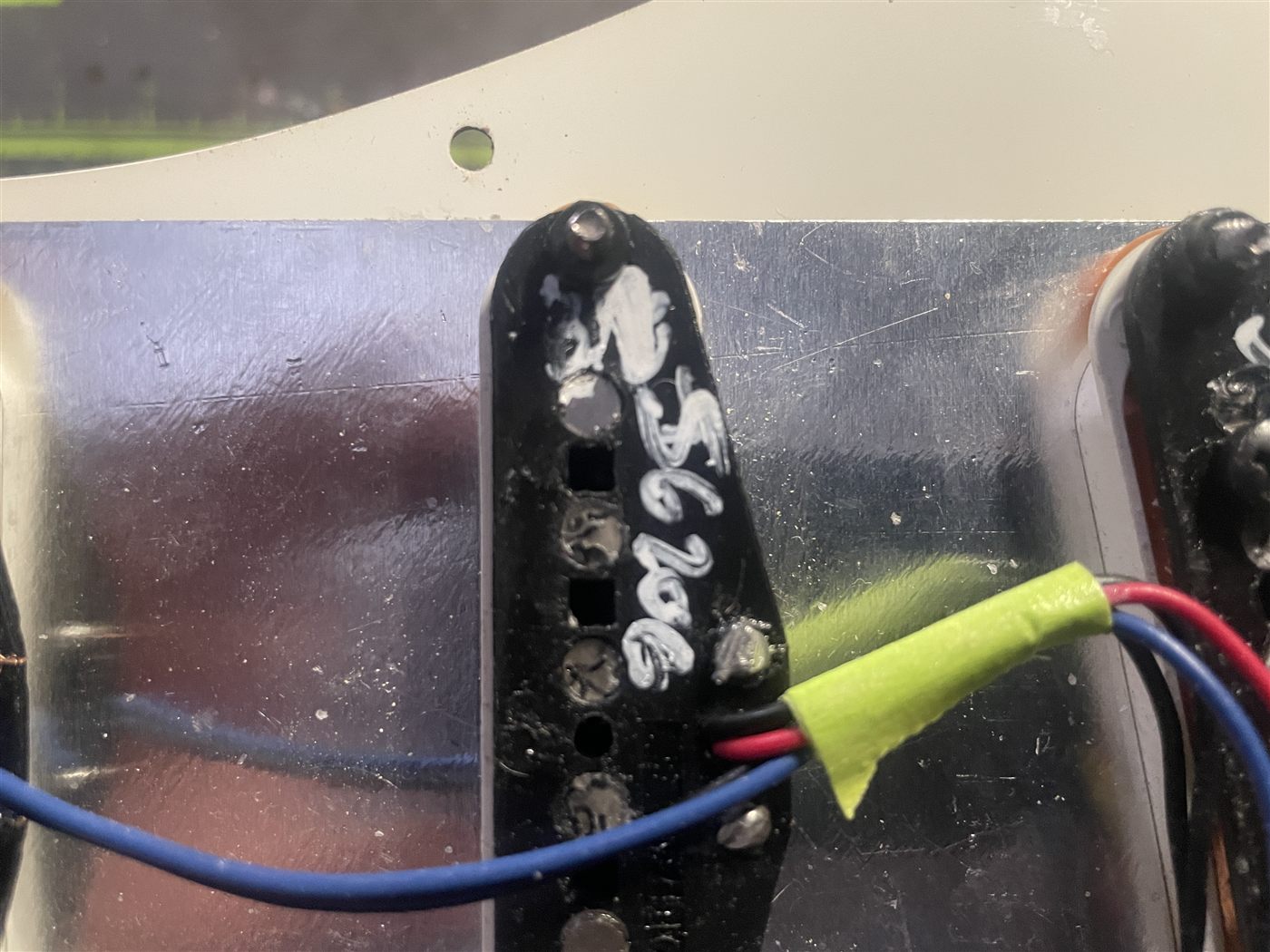American Standard Stratocaster pickup date marking